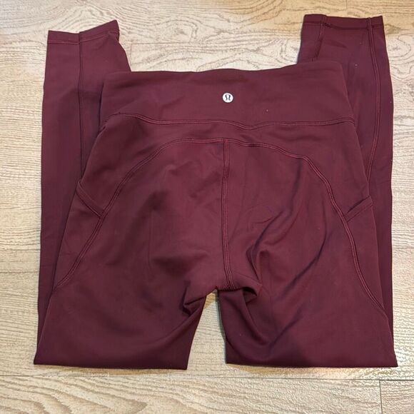 Lululemon Women's Invigorate High-Rise Tight 25" Dark Terracotta W5CQFS Sz 6 - Picture 2 of 6